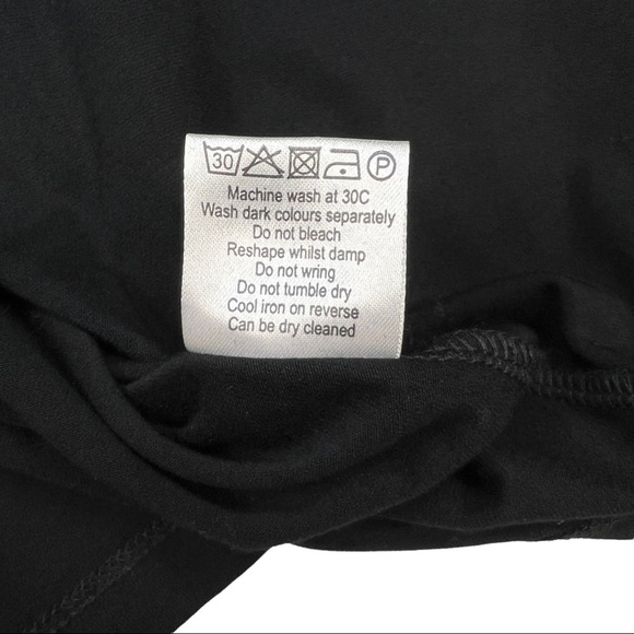 Pure Collection Black MIDI Long Sleeve Dress Size 6 - Picture 8 of 8